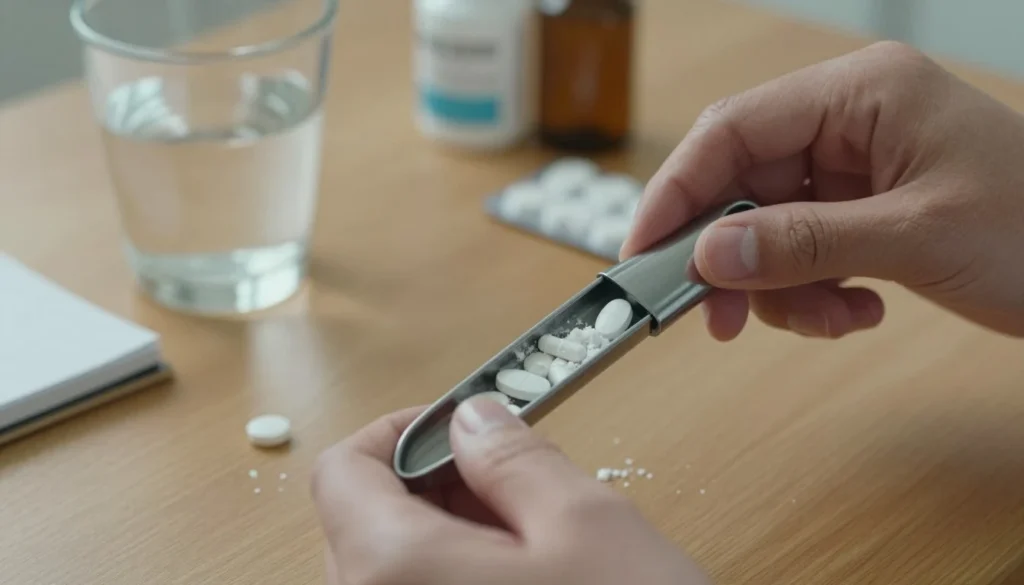 crushing Paxlovid medication