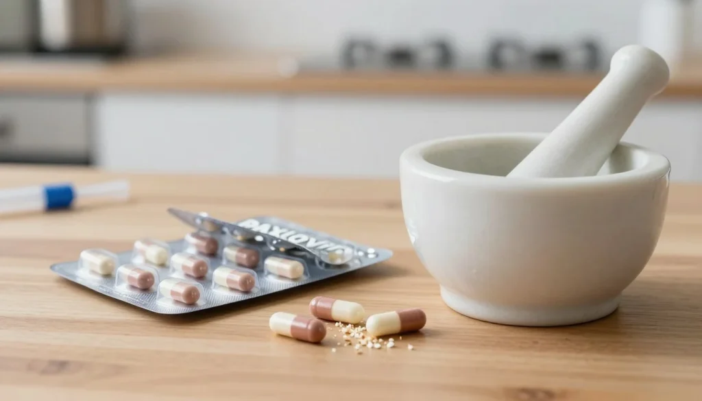 Can Paxlovid be crushed